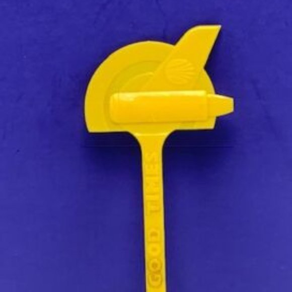 60's Swizzle stir stick drink vintage continental airlines  airplane US Set of 3 - Picture 2 of 2